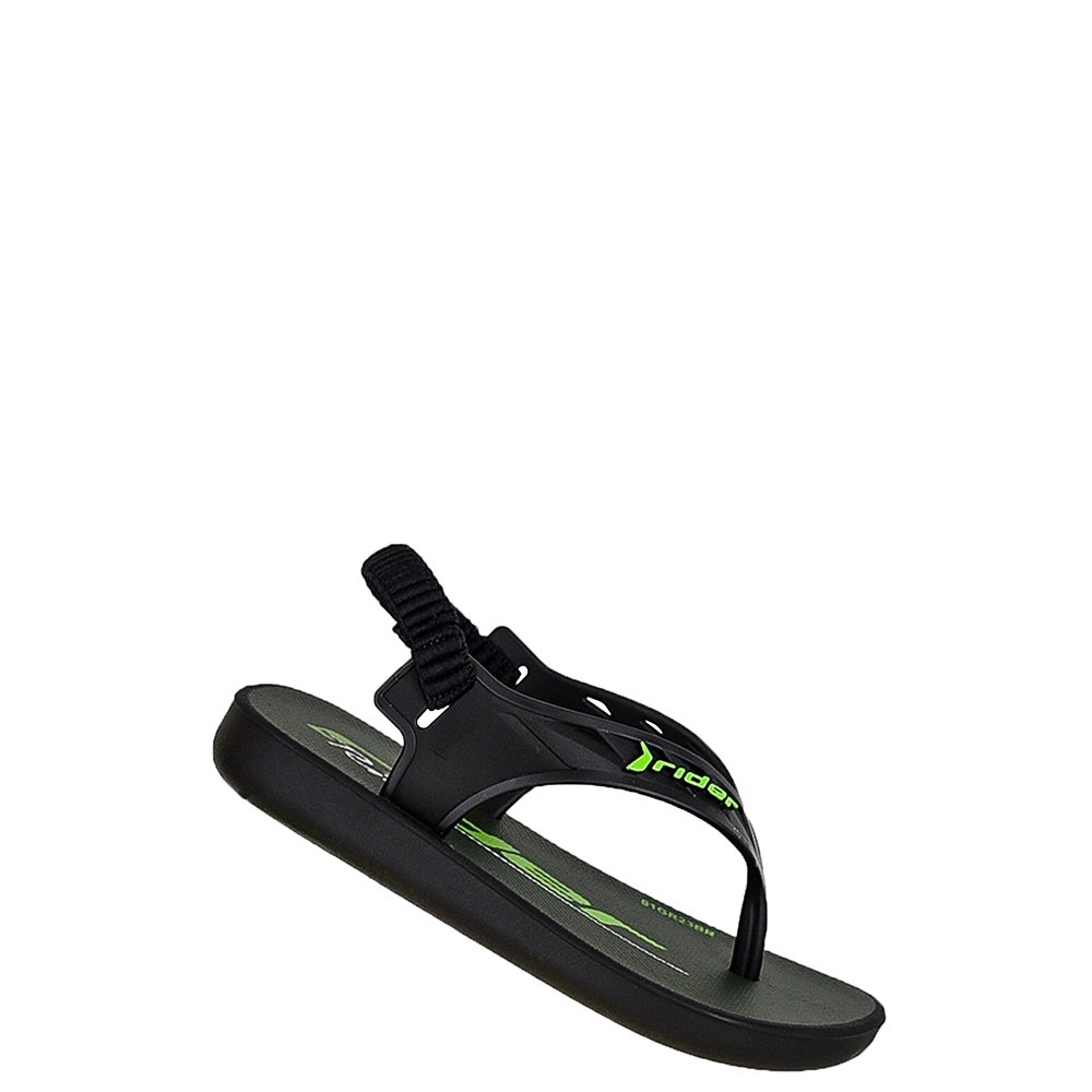 Chinelo Bebe Rider Street Fun 11810 Preto - Verde - Grade com 12 pares