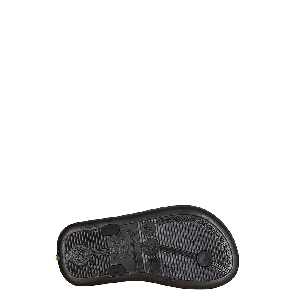 Chinelo Bebe Rider Street Fun 11810 Preto - Verde - Grade com 12 pares