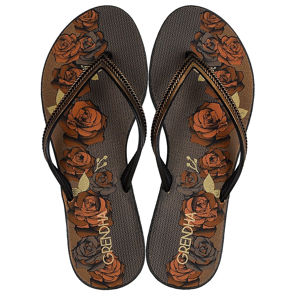 Sandalia Grendha Mais Acai Energia Preto - Grade com 12 pares