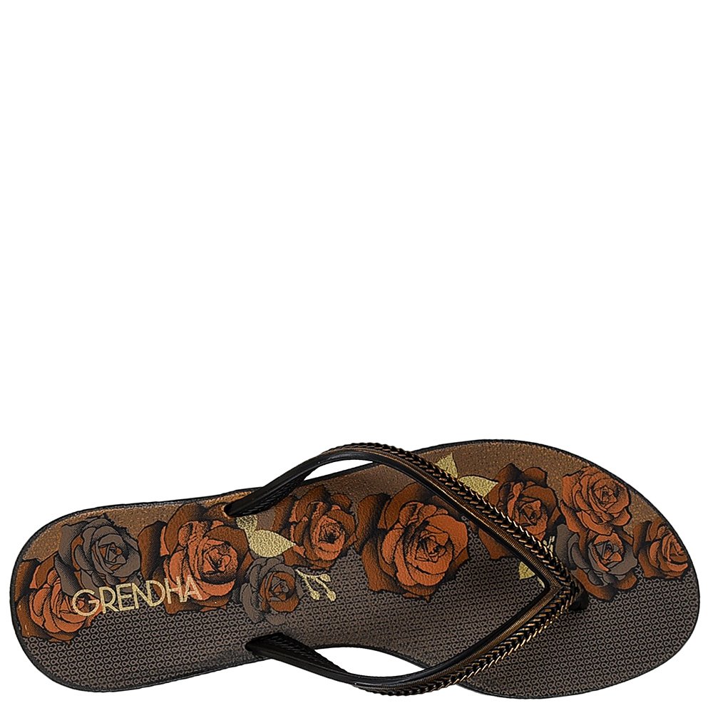 Sandalia Grendha Mais Acai Energia Preto - Grade com 12 pares