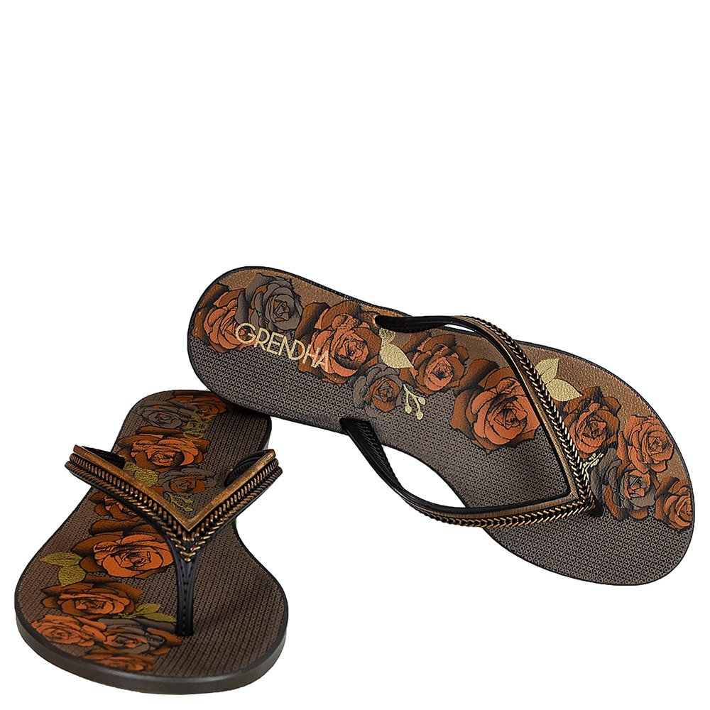 Sandalia Grendha Mais Acai Energia Preto - Grade com 12 pares
