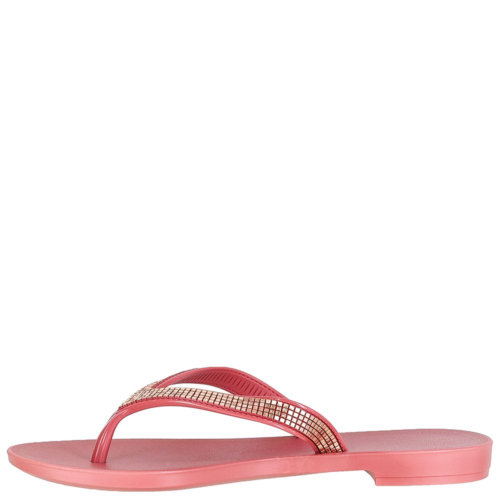 Sandalia Grendha Mais Acai Icone Rasteira Vermelho - Grade com 12 pares