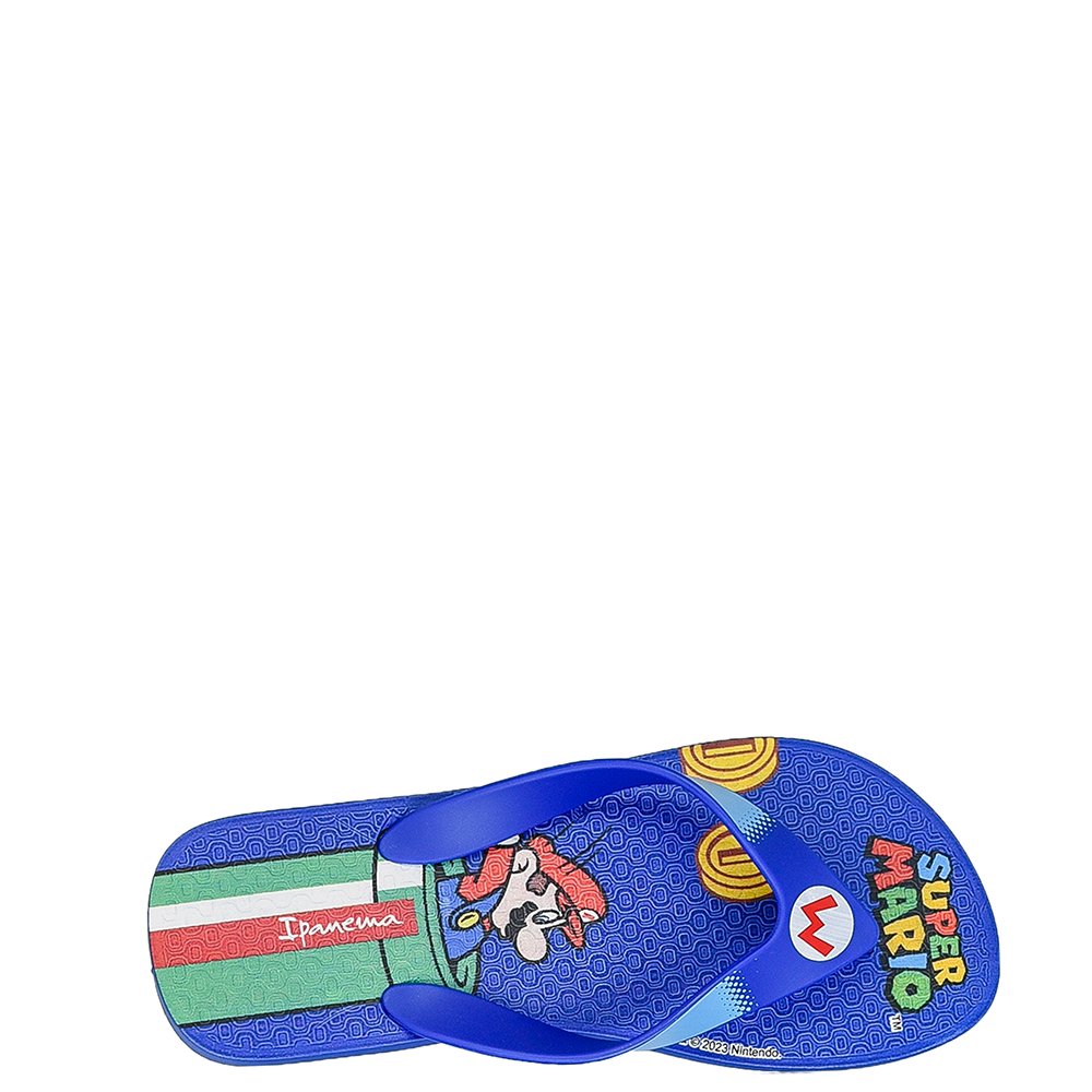 Chinelo Infantil Super Mario Ipanema Azul - Grade com 12 pares