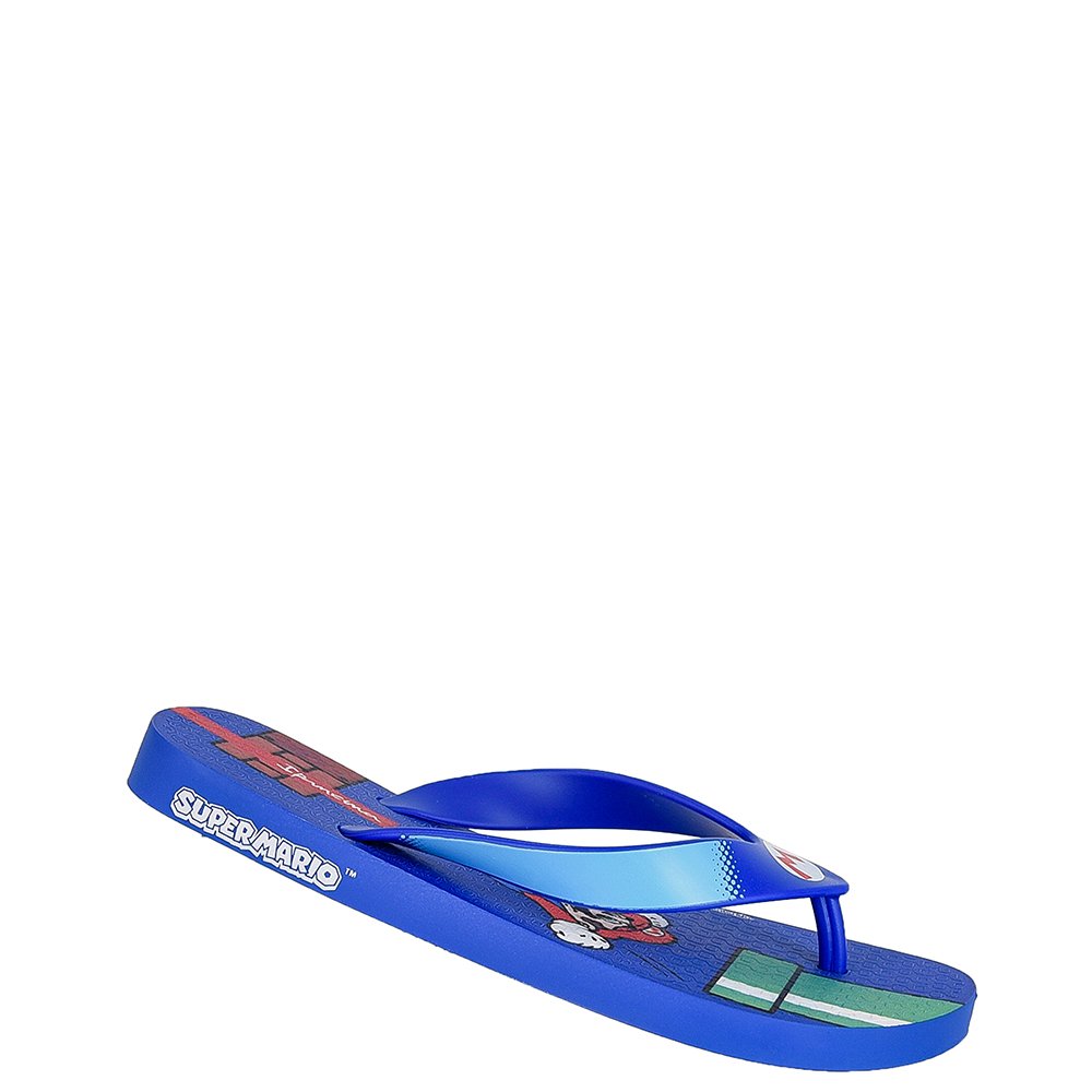 Chinelo Infantil Super Mario Ipanema Azul - Grade com 12 pares