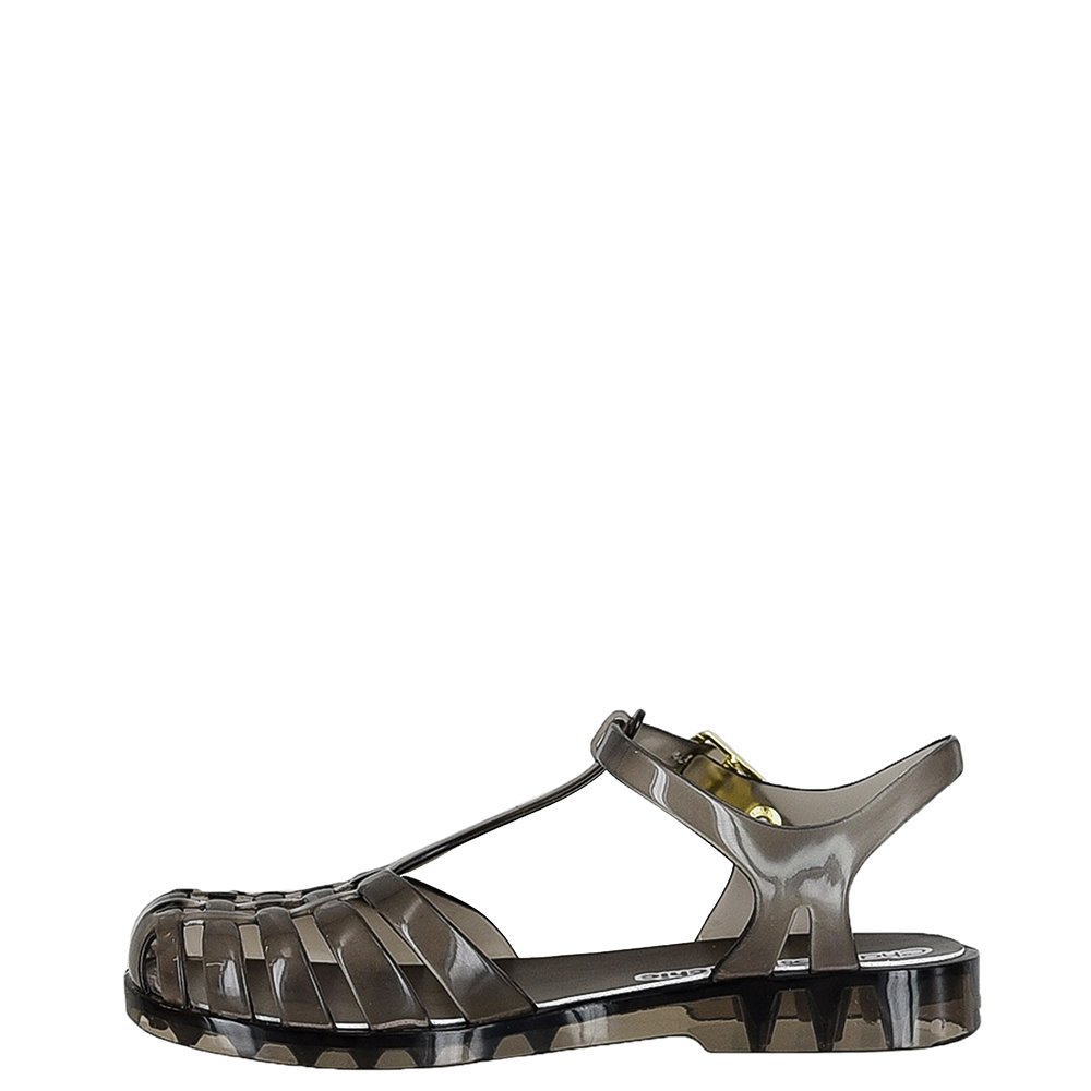 Sandalia Infantil Charmosinha Cinza Escuro - Grade com 12 pares