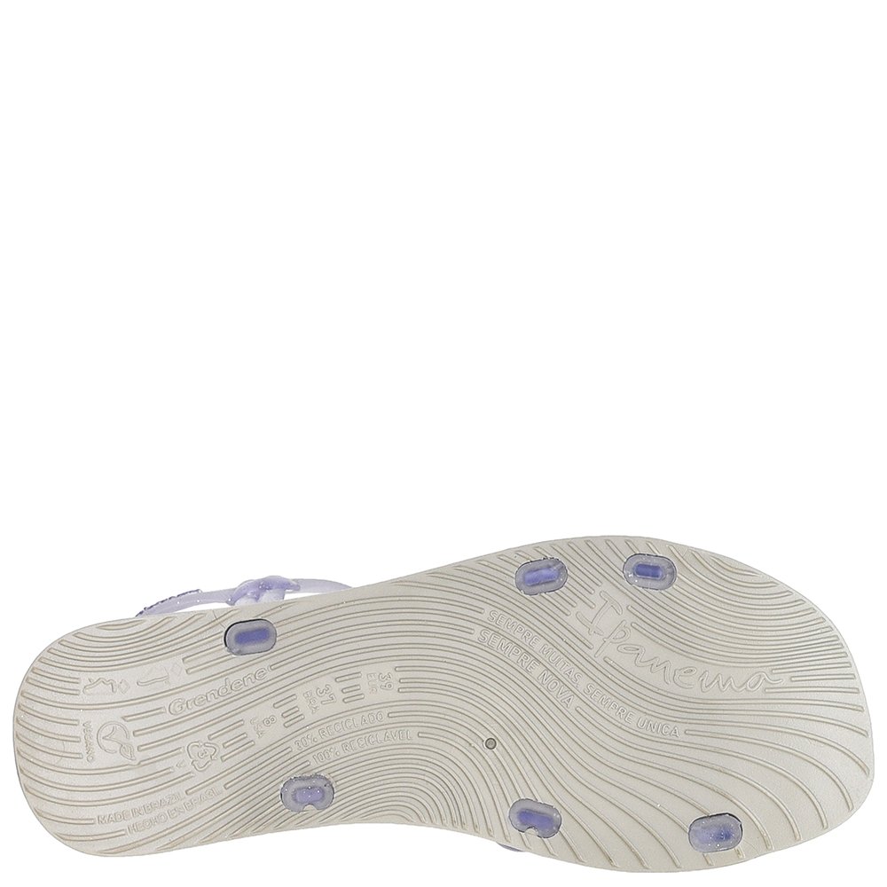 Chinelo Ipanema Solar Mais Cinza Claro - Transparente - Grade com 12 pares