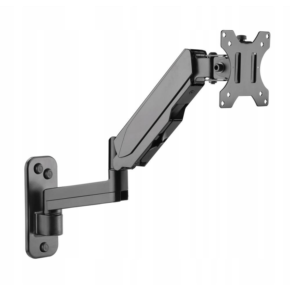 Suporte De Parede Para Monitor Articulado C/ Pistao A Gas 17" A 32" Bluecase Pn: Bspmtg01-1 - Ate 9kg / Vesa / Tri-Artic