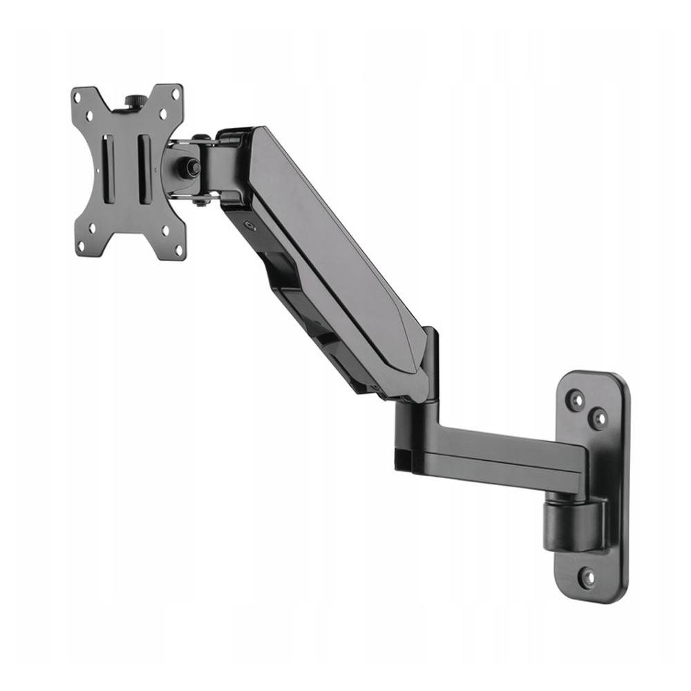 Suporte De Parede Para Monitor Articulado C/ Pistao A Gas 17" A 32" Bluecase Pn: Bspmtg01-1 - Ate 9kg / Vesa / Tri-Artic