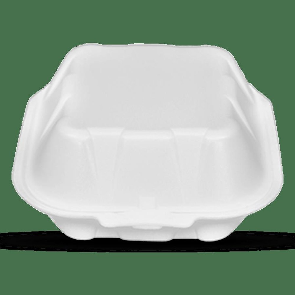 Hamburgueira Isopor Th02 Branca 400 Unidades Totalplast