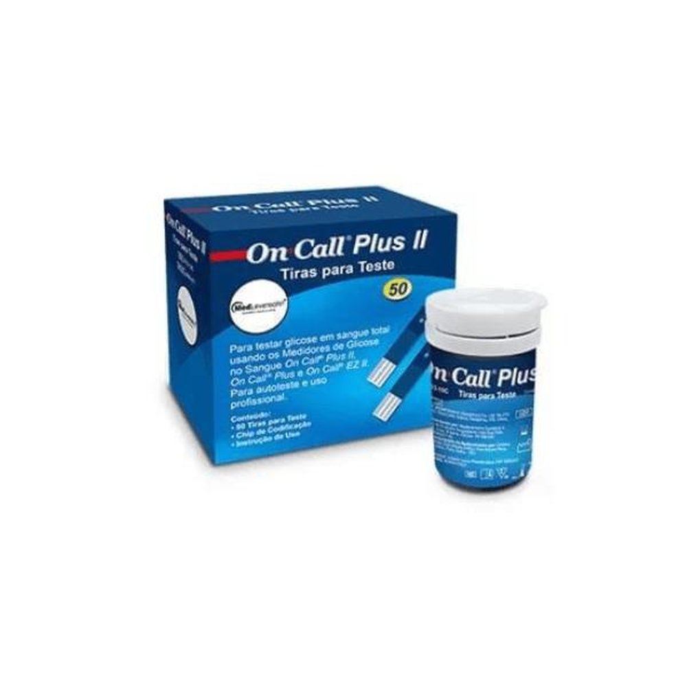 Tira Glicose Frasco Com 50 On Call® Plus II