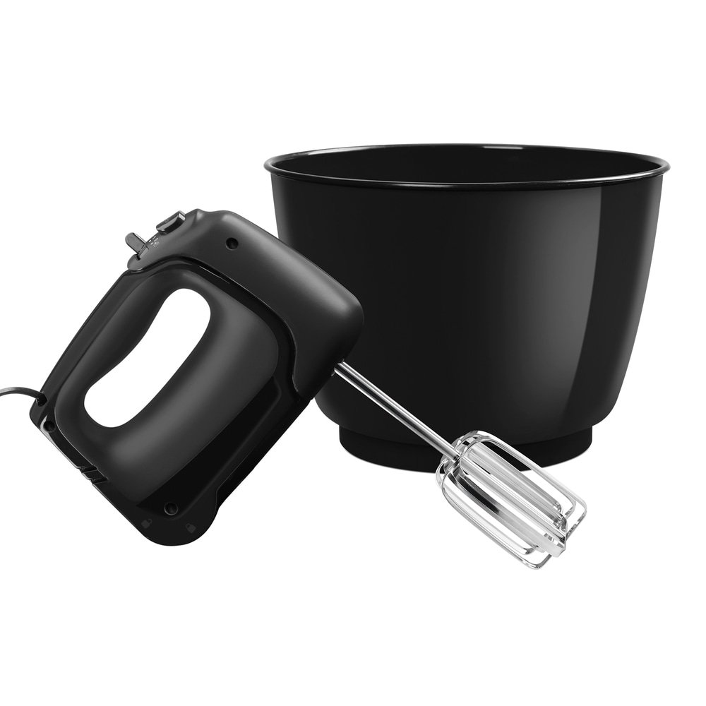 Batedeira Arno HM01 Mini Chef Portátil - 4 Velocidades, 1 Tigela, 400W, Preta, 220V