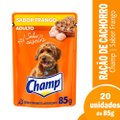Ração Para Cachorro Adulto Champ Frango Sache 85G - Embalagem com 20 Unidades