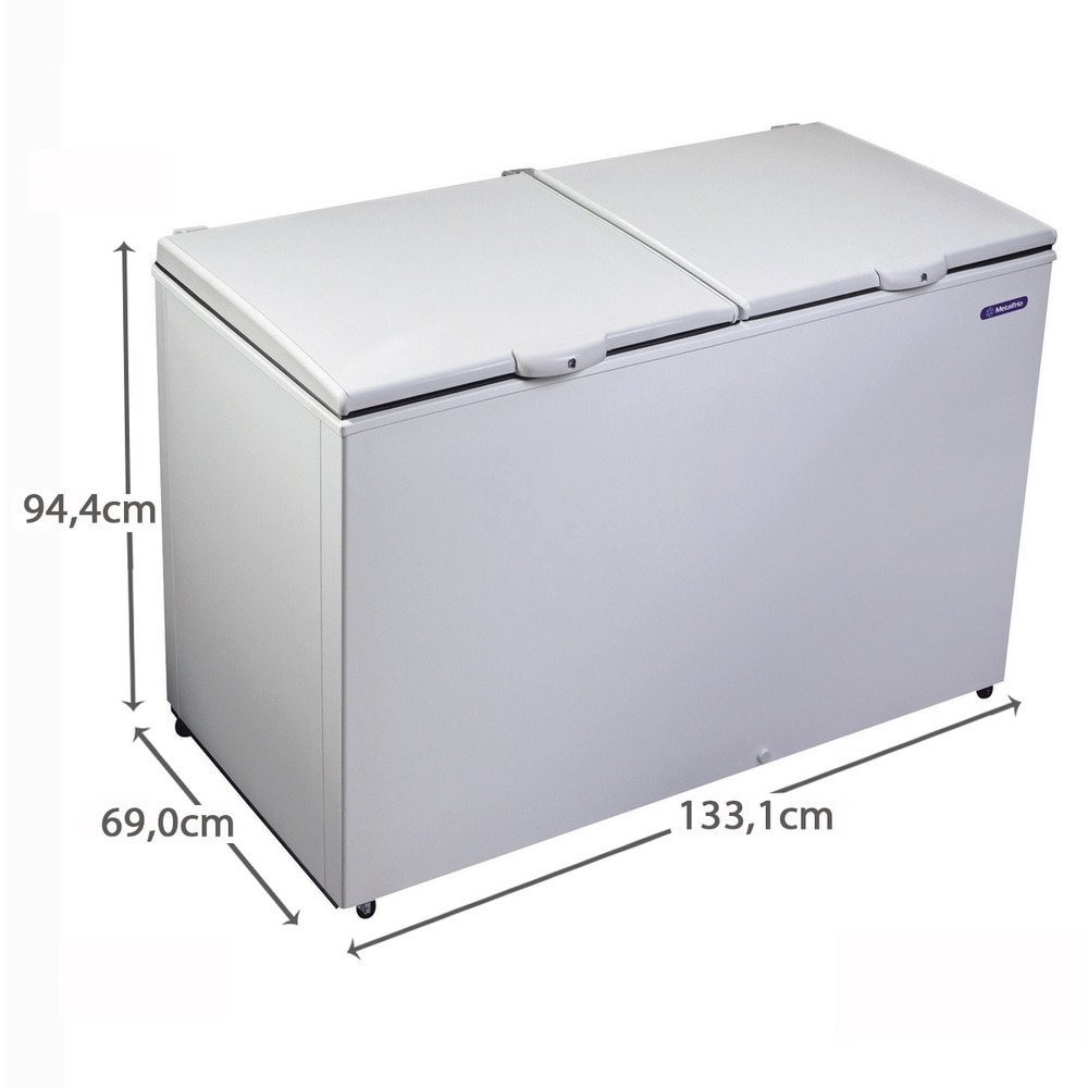 Refrigerador Horizontal 419 Litros Metalfrio DA420, Branco, 220V