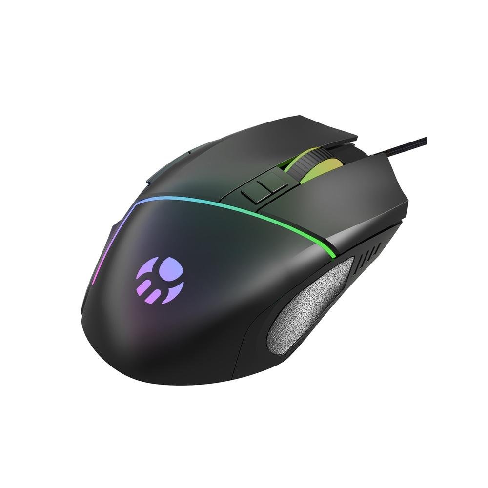 Mouse Gamer Usb Bgm-02 - Bluecase - Led Rgb / 6400Dpi / 8 Botões / Macro programáveis