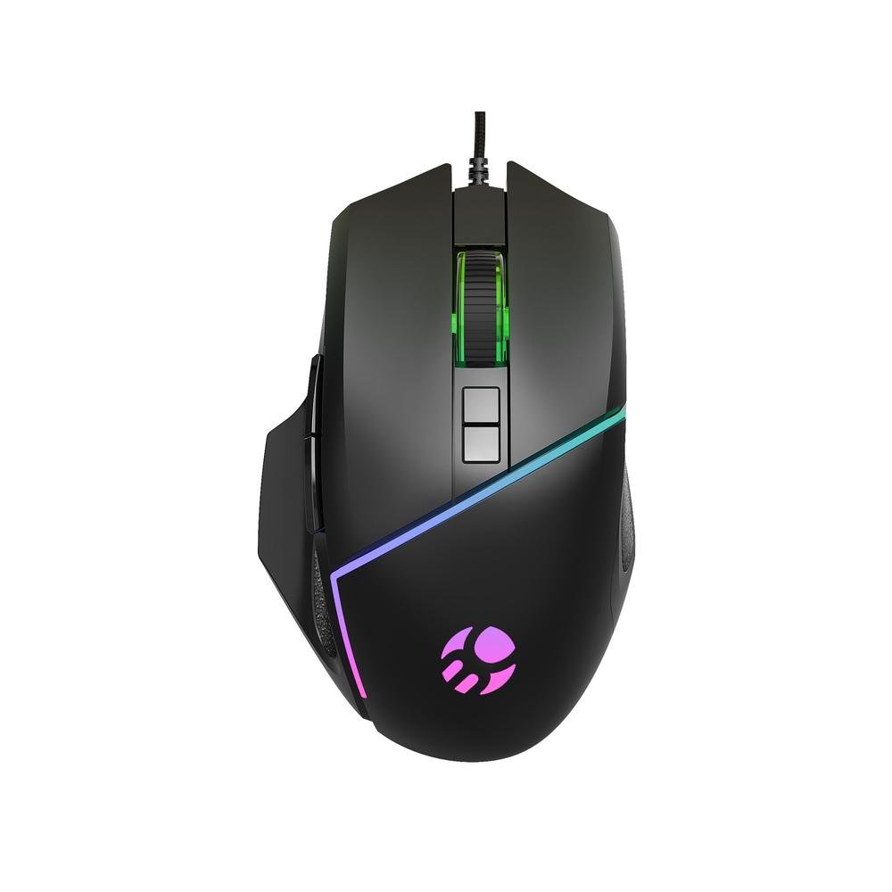 Mouse Gamer Usb Bgm-02 - Bluecase - Led Rgb / 6400Dpi / 8 Botões / Macro programáveis