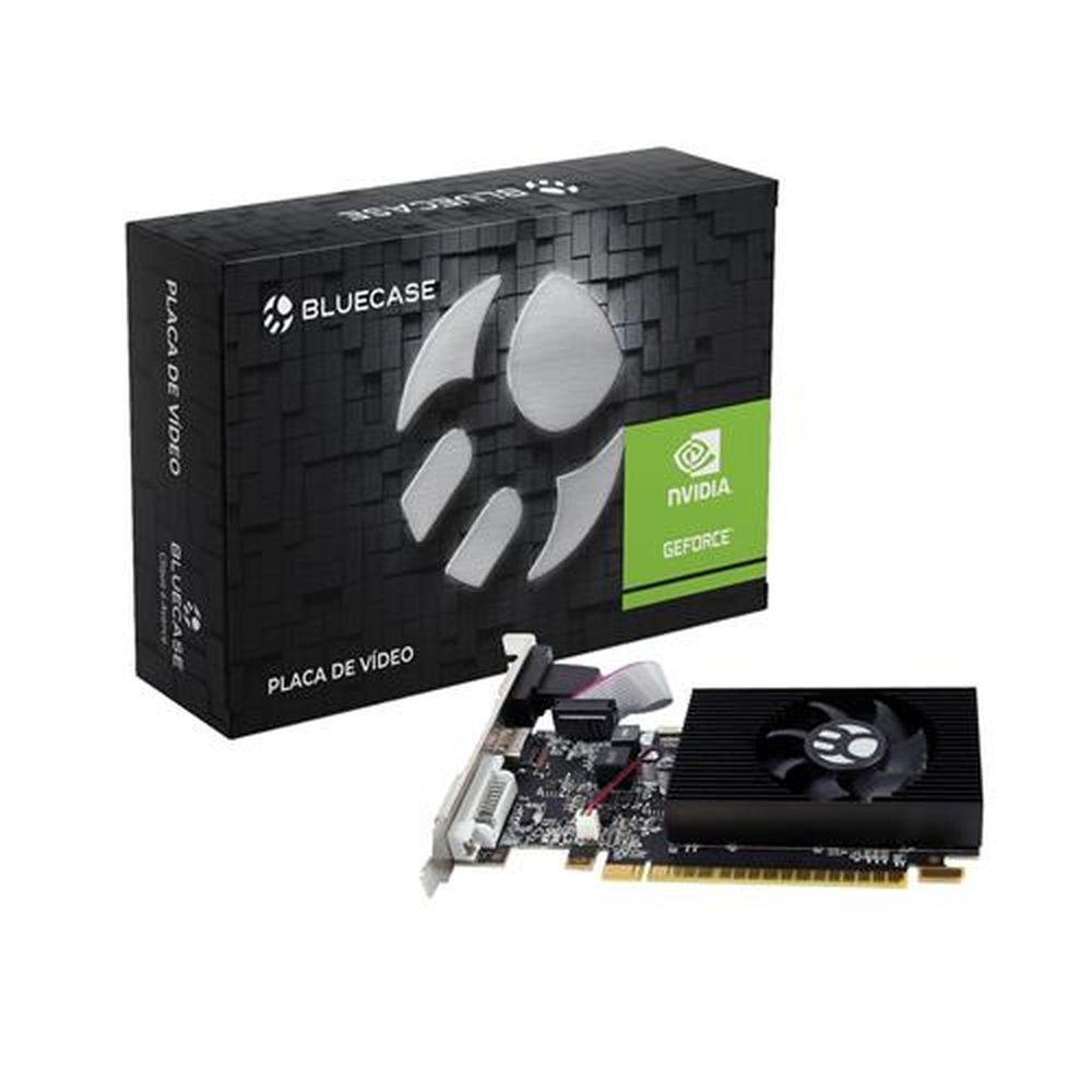 Placa de video Gt 710 2Gb DDR3 64Bits - Dvi /Hdmi Vga /Low Profile - Bluecase Box