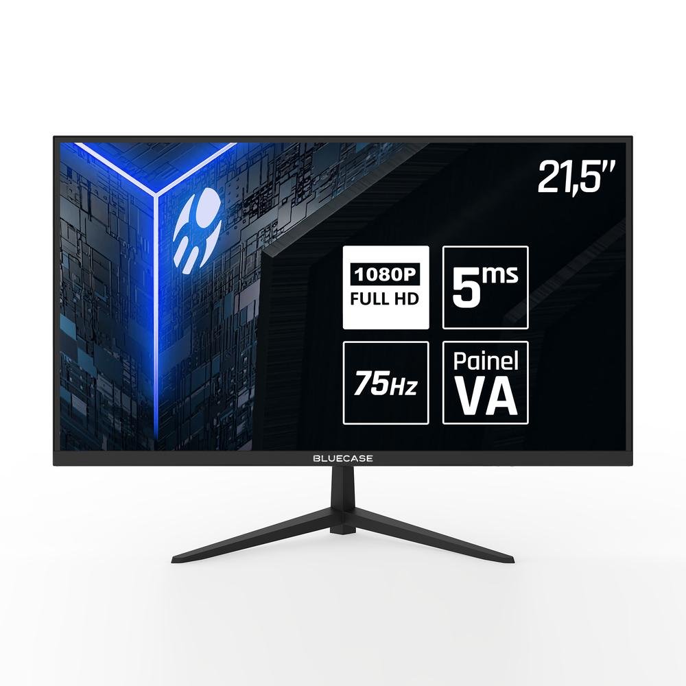 Monitor Gamer 21,5" Full Hd / 75Hz / Hdmi / Vga / Freesync / Vesa - Bluecase Bm22ffh1gw