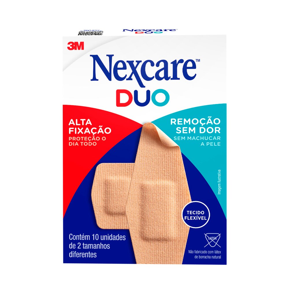 Curativo 3m Nexcare Duo Variados Com 10 Unidades