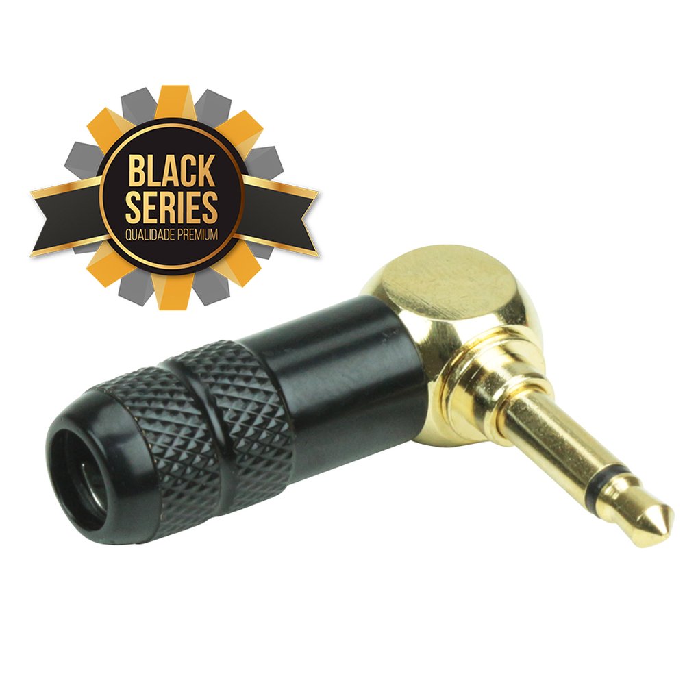 Plug P2 Black Series - P2 Mono - 90 Graus