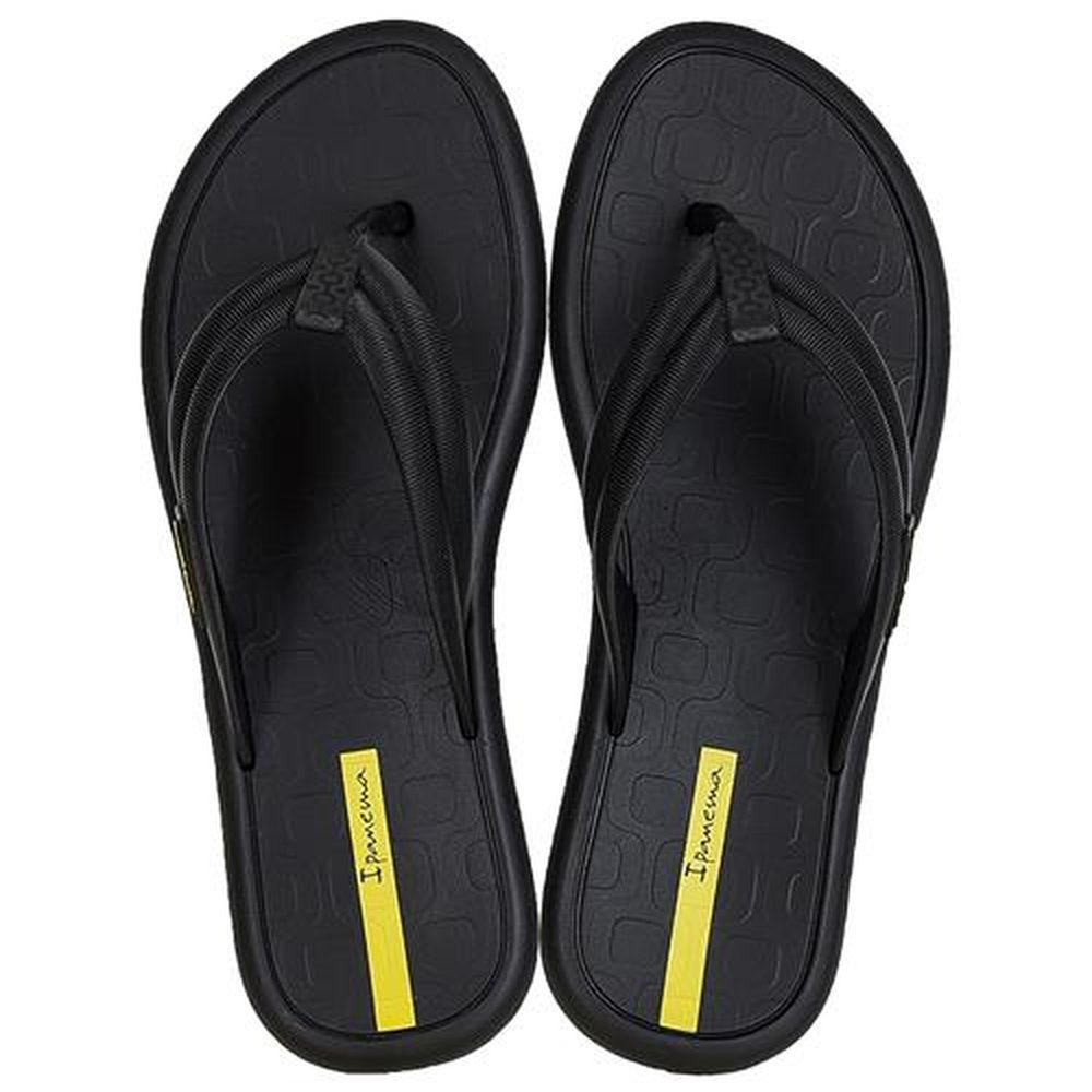 Chinelo Ipanema Drop Preto - Verde - Grade com 12 pares