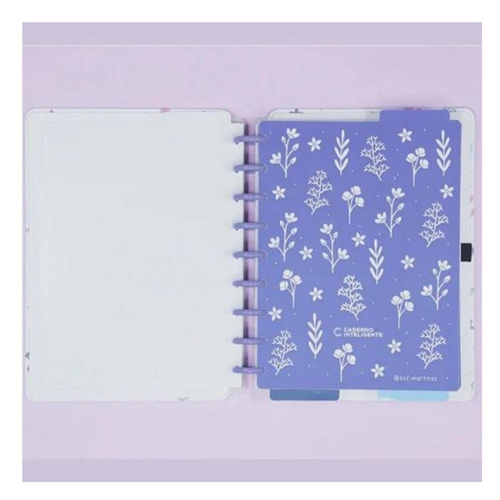 Planner Ci Lilac Fields By Sof Martins Medio Caderno Inteligente