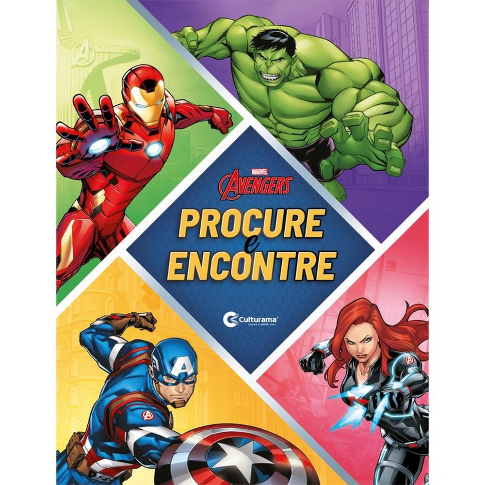Capa Dura Procure E Encontre Marvel Vingadores
