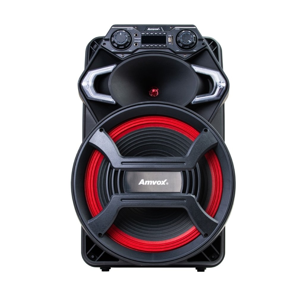 Caixa Amplificada Amvox ACA-800 Gladiador USB/Microfone/Cartão, Bluetooth 850W
