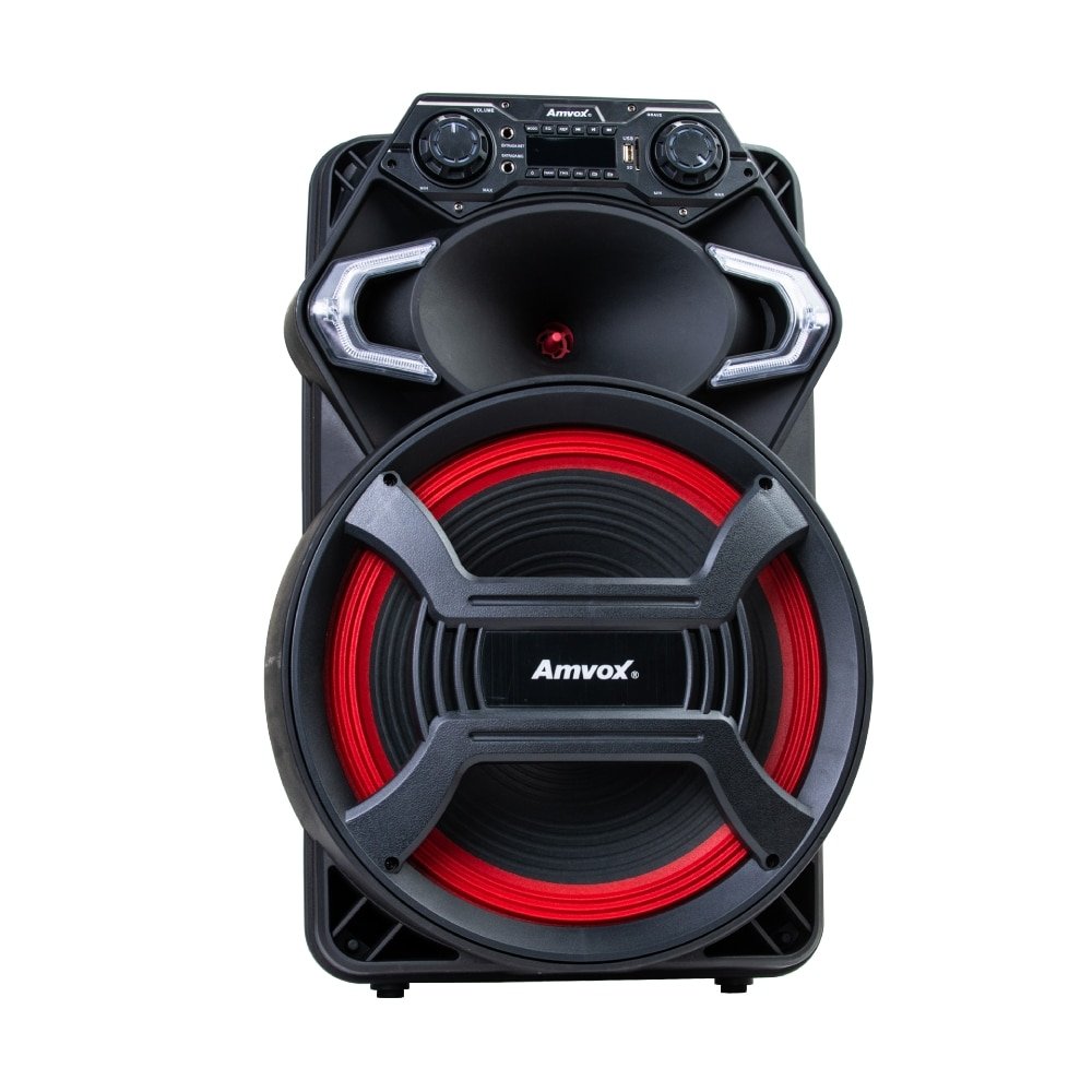 Caixa Amplificada Amvox ACA-800 Gladiador USB/Microfone/Cartão, Bluetooth 850W
