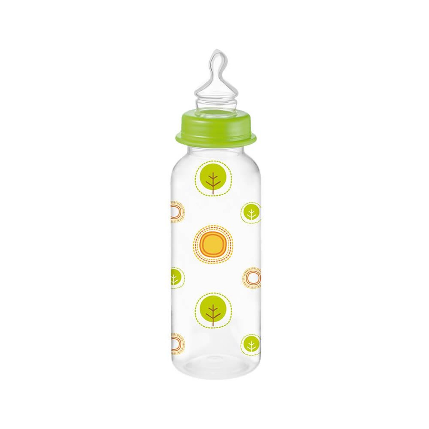 Mamadeira Nature Pp Verde Ortoflex 250Ml Multikids Baby - Bb115