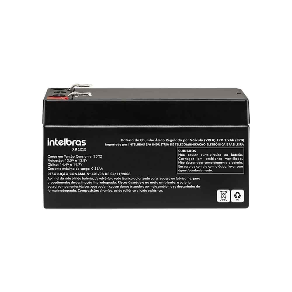 Bateria De Chumbo-acido Intelbras Xb 1212, 12v, 1.2 Ah, Vrla - 4821003