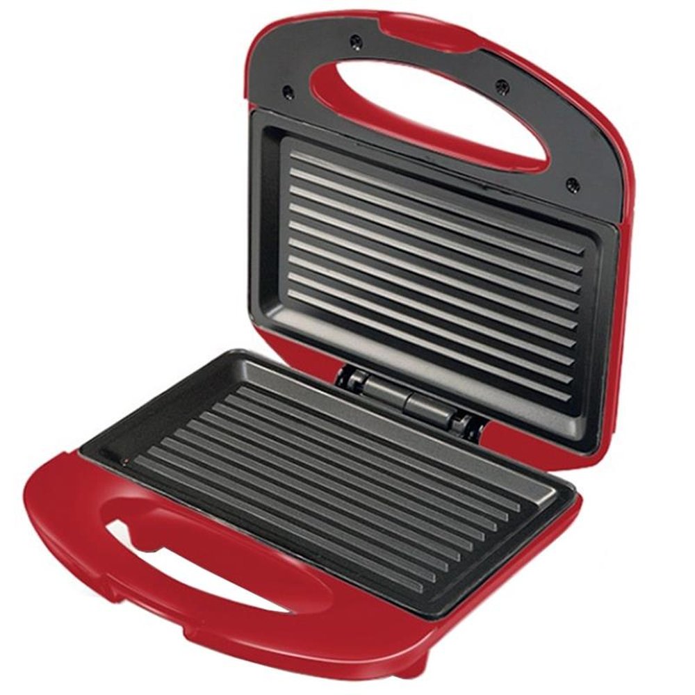 Sanduicheira Grill Mondial S-19 Premium, Antiaderente, 800W, Vermelha, 220V