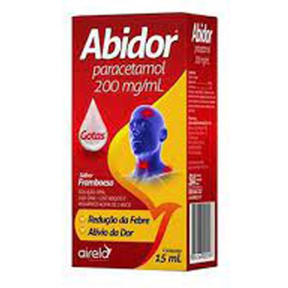 Abidor Paracetamol- 200Mg-Ml Solução 15Ml - AIRELA