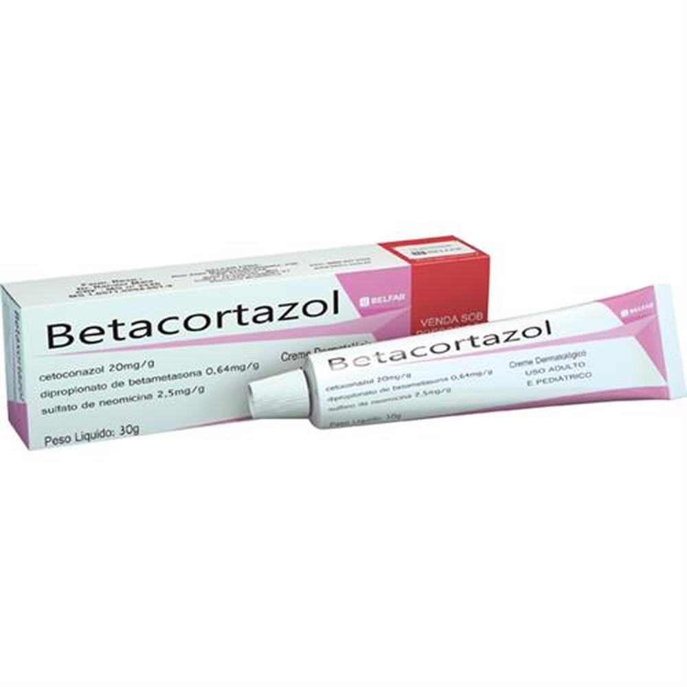 Betacortazol 20-0,5-2,5Mg Creme Bisnaga 30 Gramas - BELFAR