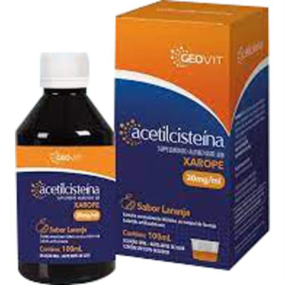 Acetilcisteina 20Mg-Ml Xarope Laranja 100Ml - A2F