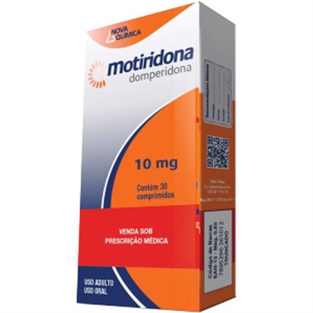 Motiridona 10Mg Com 30 Comprimido - NOVA QUIMICA