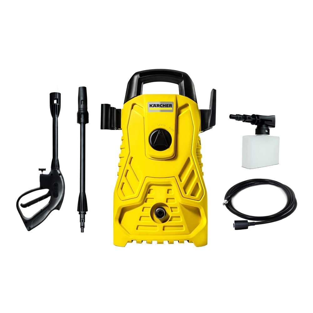 Lavadora de Alta Pressão Karcher Compacta 1500 PSI - 1400W Amarelo/Preto, 110V