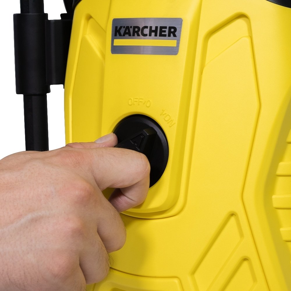 Lavadora de Alta Pressão Karcher Compacta 1500 PSI - 1400W Amarelo/Preto, 110V