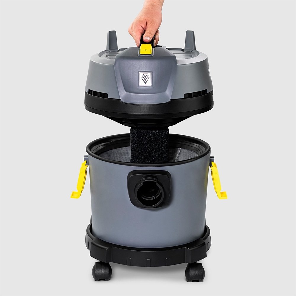Aspirador de Pó e Água Karcher NT585 | 15 Litros 1300W Cinza 220V
