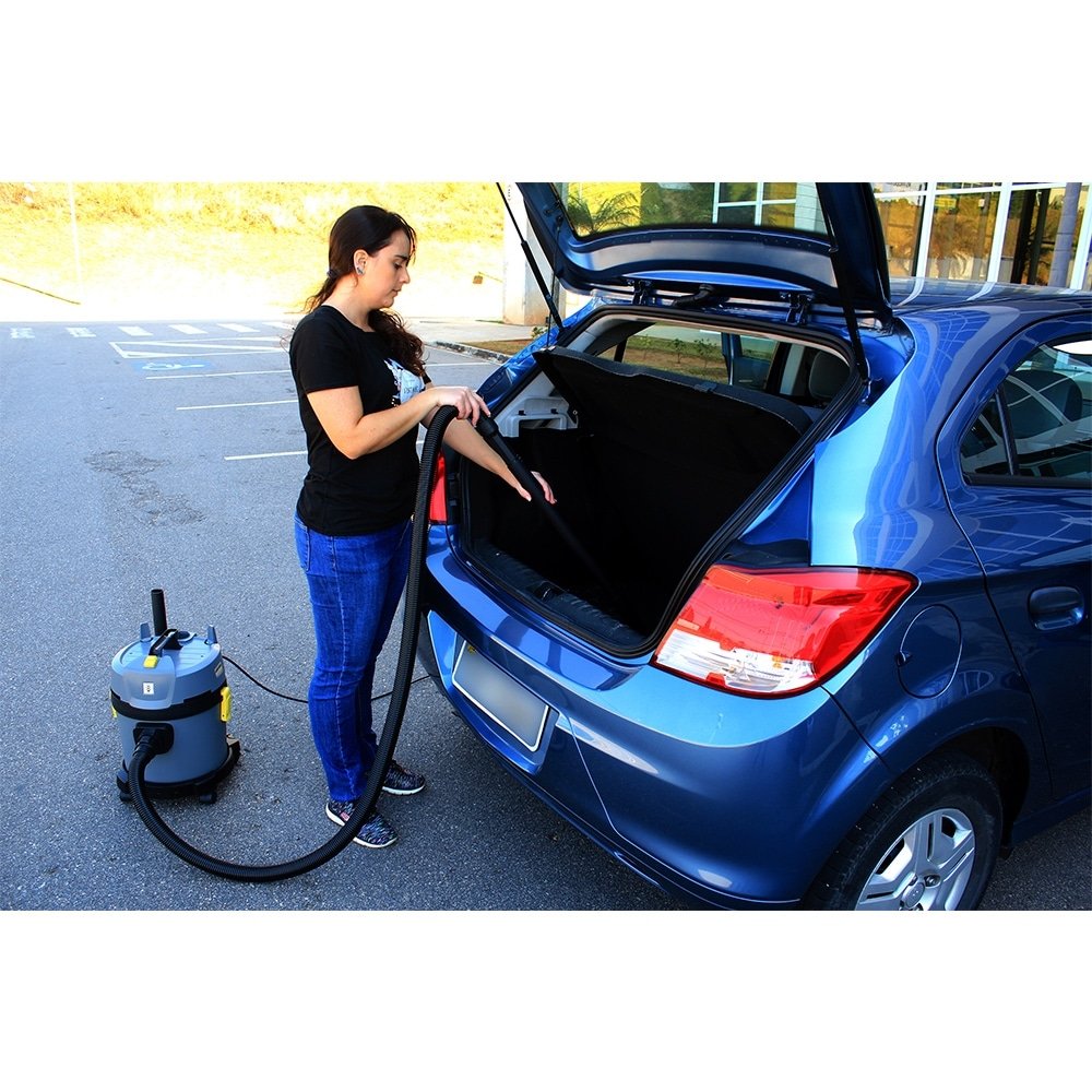 Aspirador de Pó e Água Karcher NT585 | 15 Litros 1300W Cinza 220V