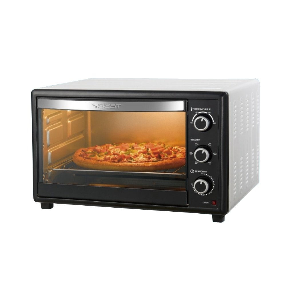Forno Elétrico Best 50 Litros Básico 1800W Preto 110V