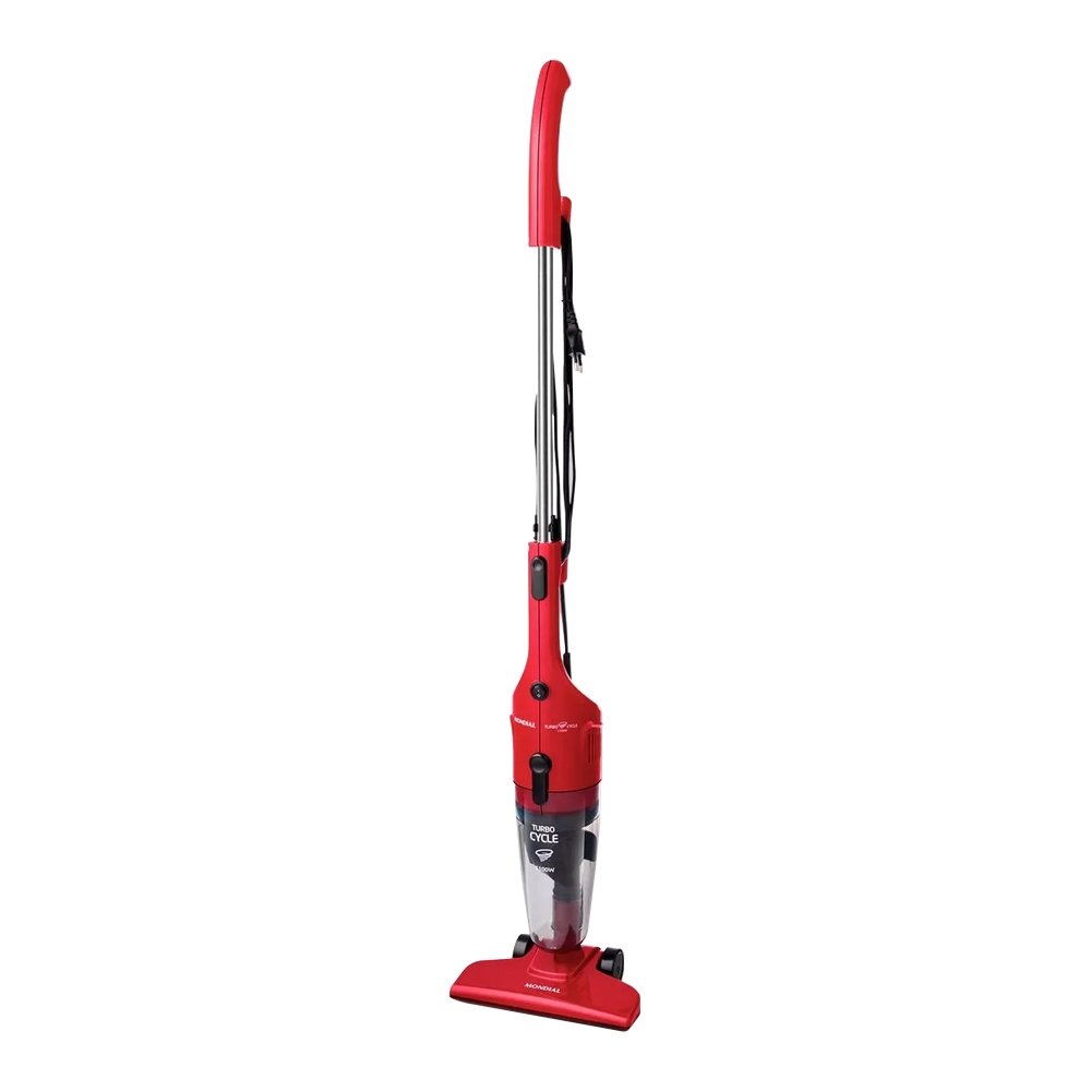 Aspirador de Pó Vertical Mondial AP36 Turbo Ciclone - 1100W, Filtro Lavável, com Fio, Vermelho, 220V