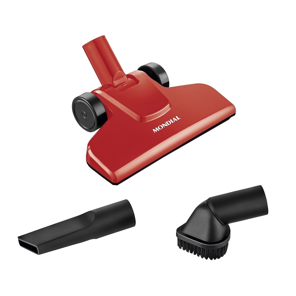 Aspirador de Pó Vertical Mondial AP36 Turbo Ciclone - 1100W, Filtro Lavável, com Fio, Vermelho, 220V