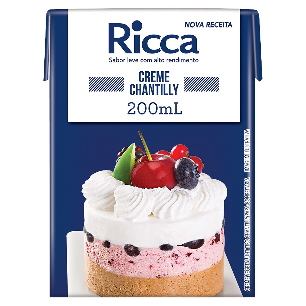 Creme Chantilly Ricca 200Ml
