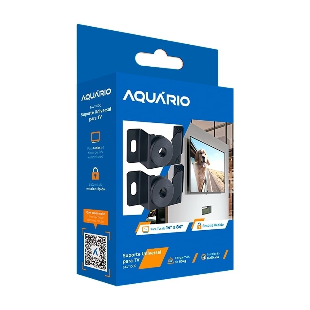 Suporte TV Fixo Universal Aquário SAV1000 14 A 84 Polegadas