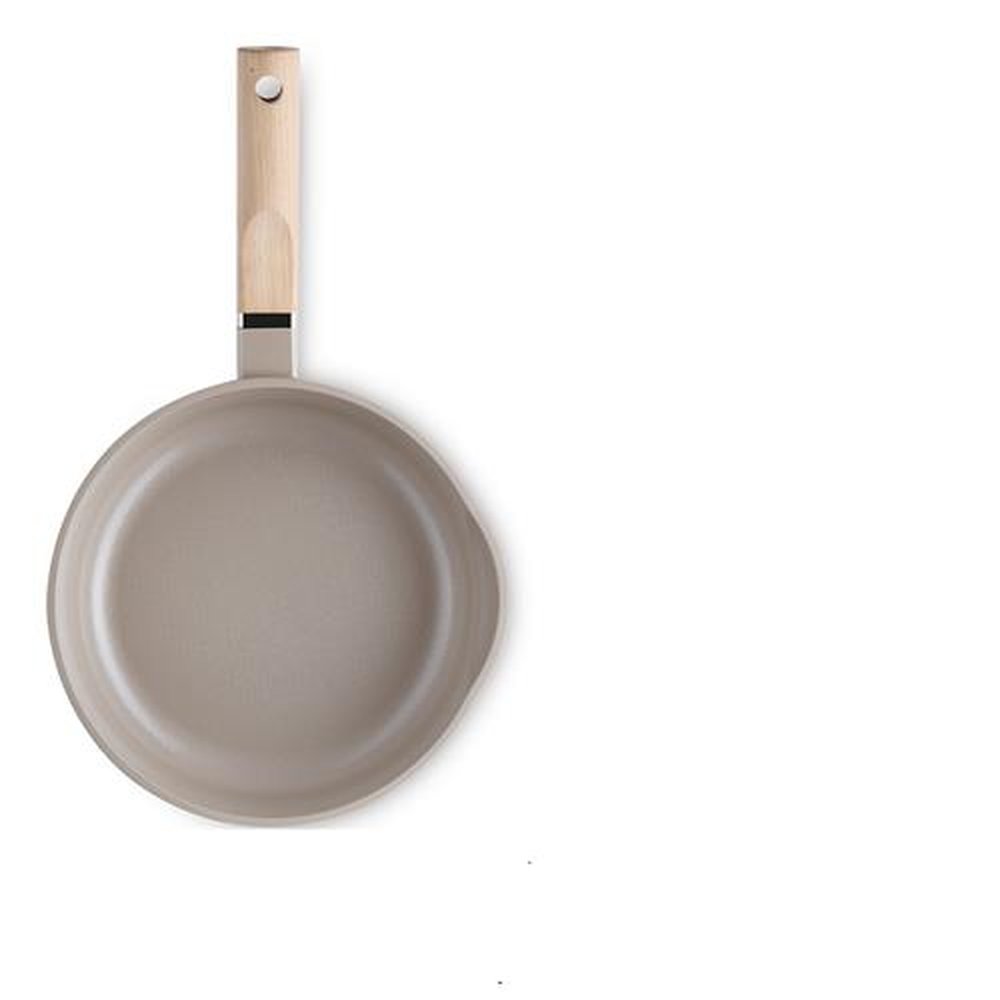 Frigideira Cerâmica Antiaderente Roichen - Indução - 28 cm - Bege Nude - ALTA