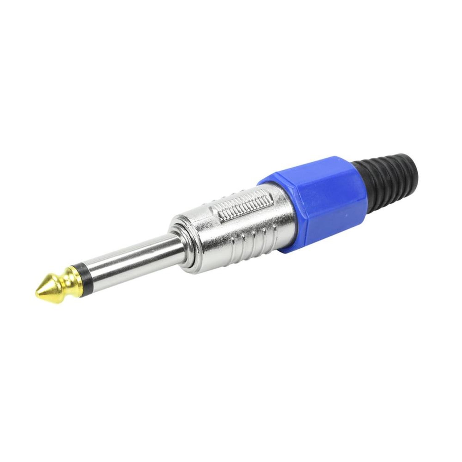Plug P10 Chrome - P10 Mono Ponta Gold Profissional - Azul