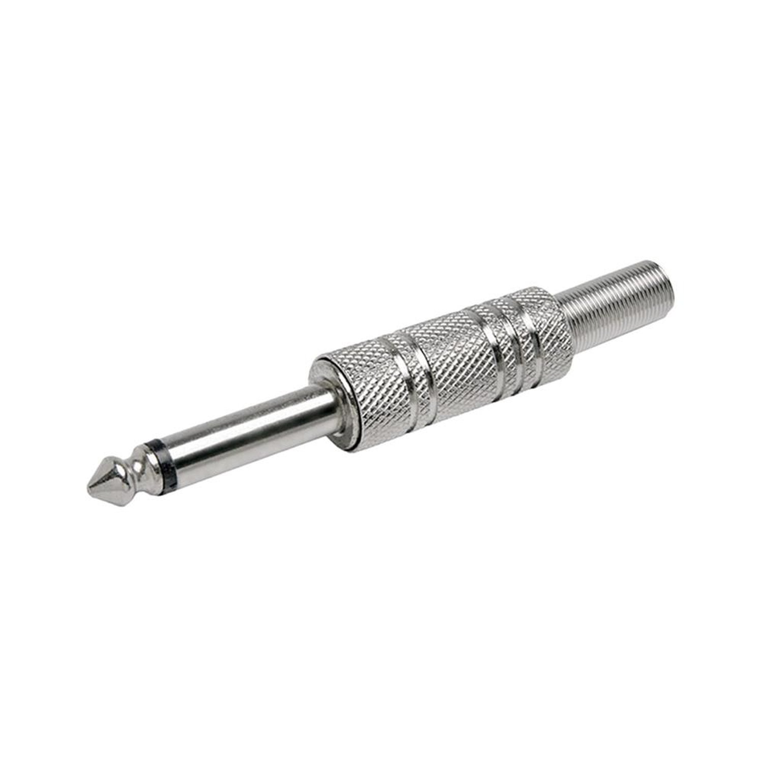 Plug P10 Níquel - P10 Mono Com Mola Níquel