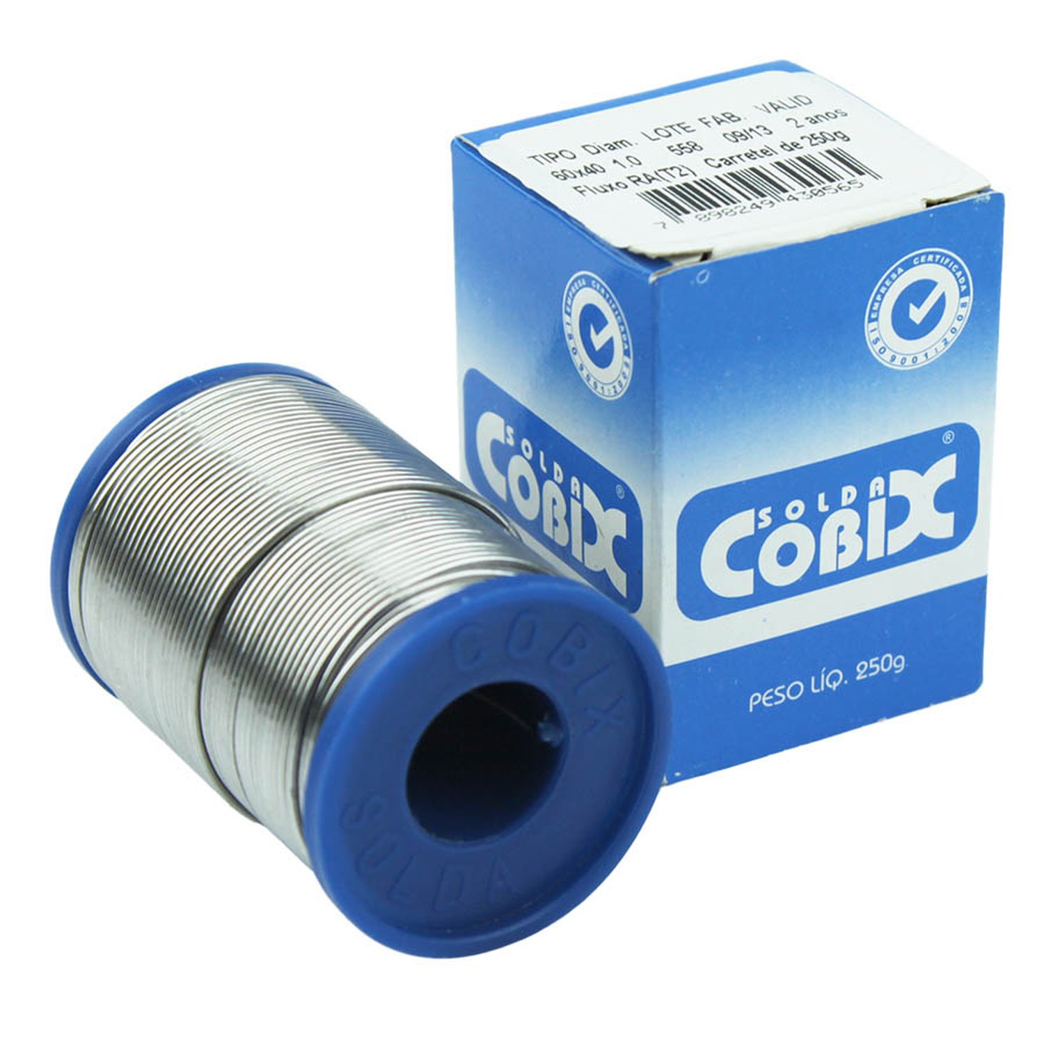 Solda Cobix Rolo 250G Azul 60X40