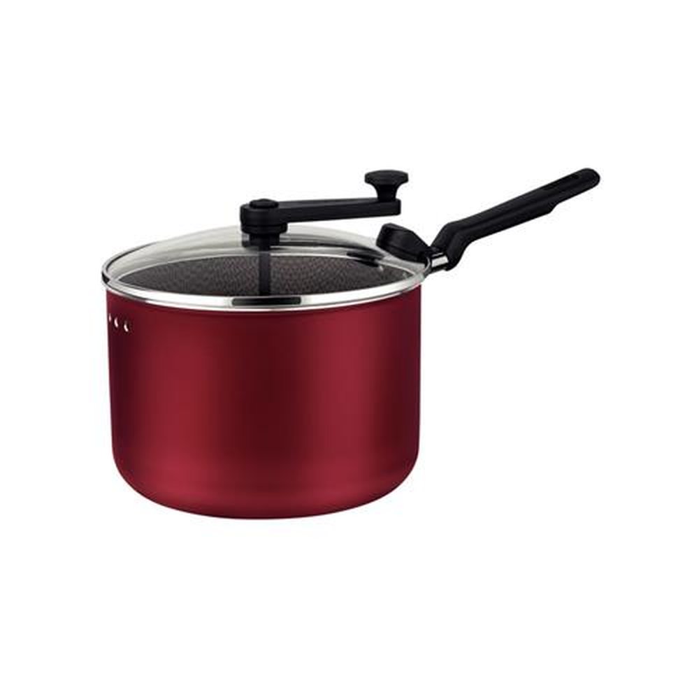 Pipoqueira n.20 3,5L Loreto Alumínio com Revestimento em Antiaderente Starflon Max Vermelha Tramontina