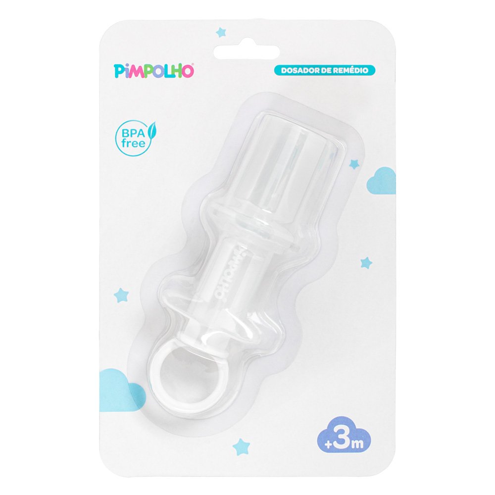 Kit Dosador De Remédio Unissex Pimpolho Com 6 Unidades.